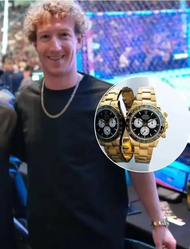 Mark Zuckerberg Rolex Daytona UFC 313